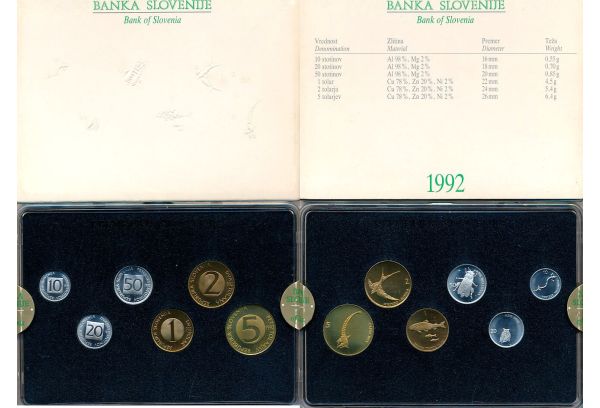 Set Slovenia  1992 PROOF
