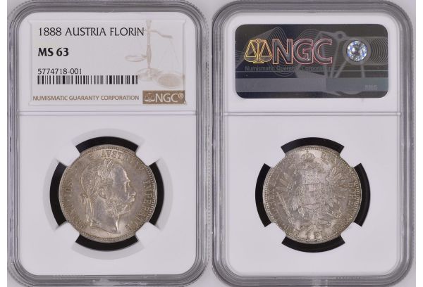 1 Florin / Gulden 1888