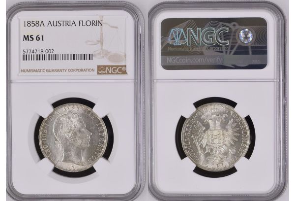  1 FLORIN 1858A