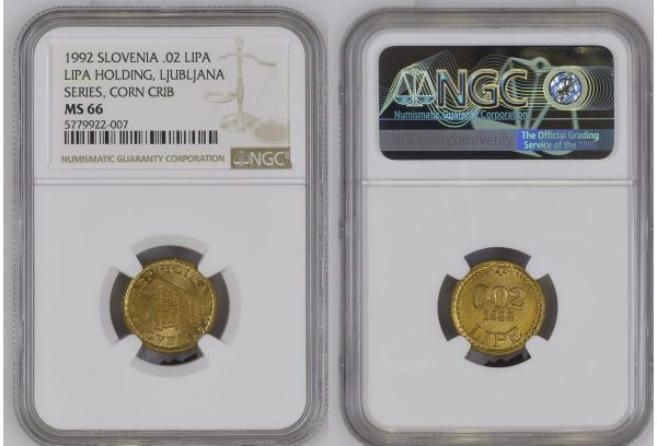  0.02 Lipa Slovenia 1992 