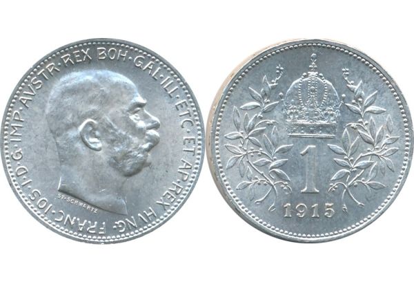  1 Corona 1915 Franz Joseph BUNC
