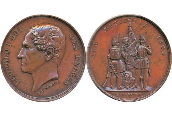 Belgien 1860 Shooting medal UNC