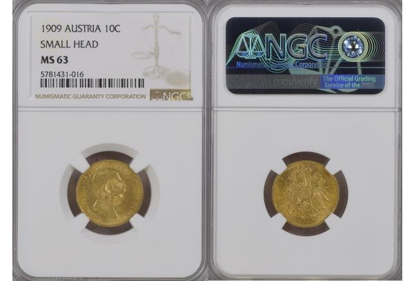 10 Corona 1909 NGC MS63