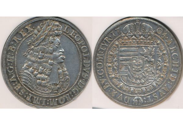Austria 1 Taler 1704 Hall