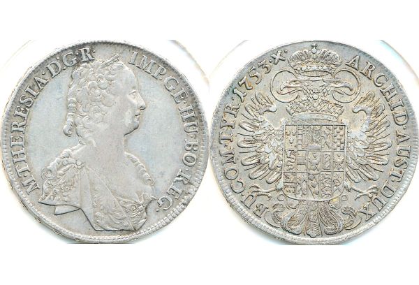 Taler Maria Theresia 1753