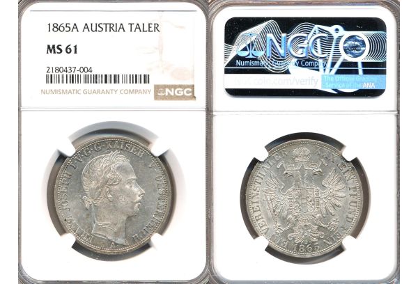 1 Taler 1865