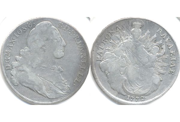  Taler Bavaria 1772 