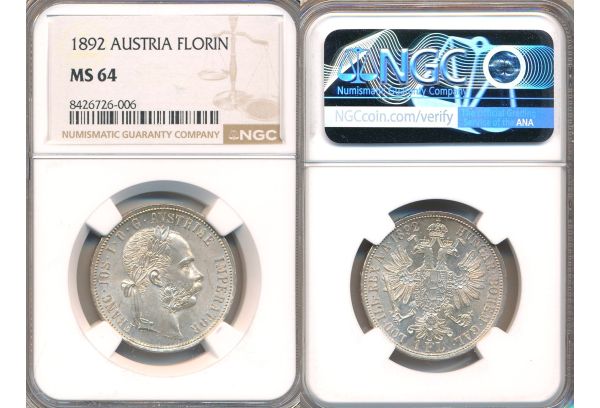 1 Florin / Gulden 1892