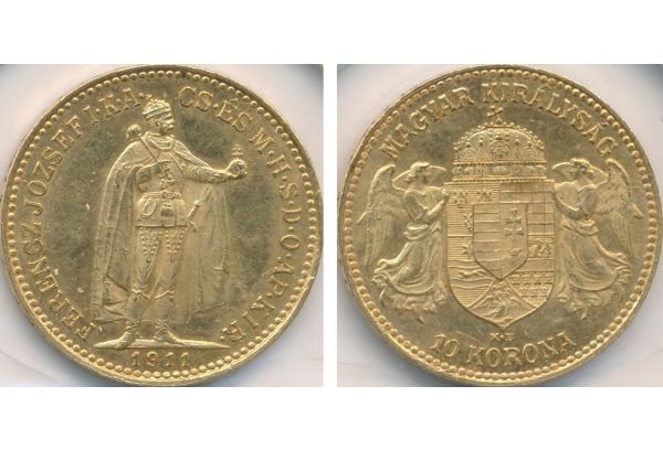 Hungary 10 Korona 1911