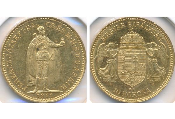 Hungary 10 Korona 1911
