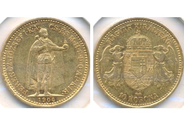 Hungary 10 Korona 1904