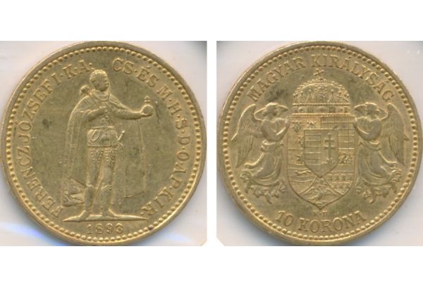 Hungary 10 Korona 1893