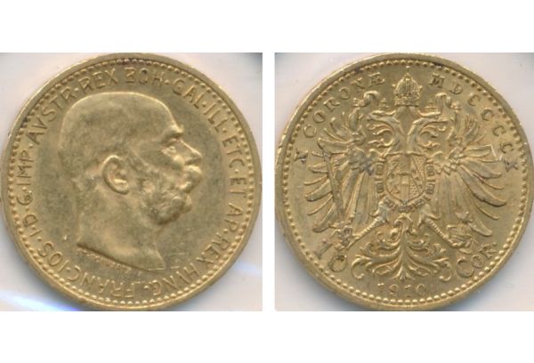 Austria 10 Corona 1910
